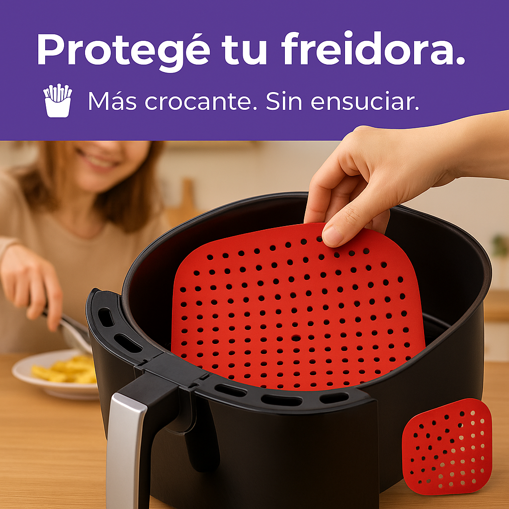 Base antiadherente para freidora