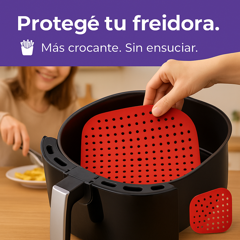 Base antiadherente para freidora