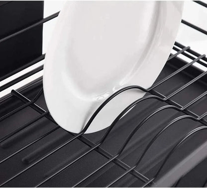 ESCURRIDOR DE VAJILLA ACERO Y MADERA