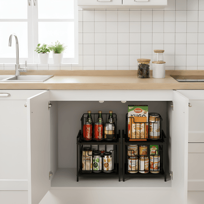 ORGANIZADOR MULTIUSO CON ESTANTES RETRÁCTILES