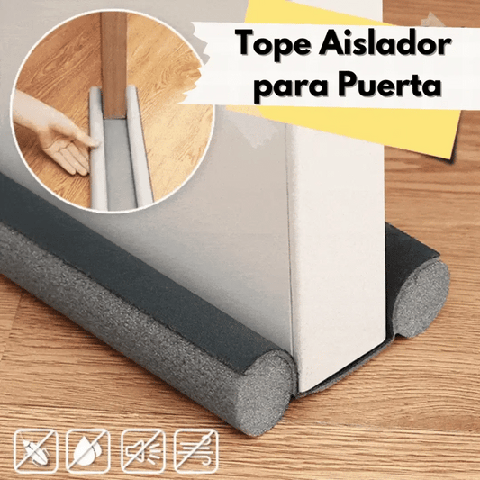 TOPE DOBLE PARA PUERTA AISLADOR DE FRÍOS POLVOS Y RUIDOS